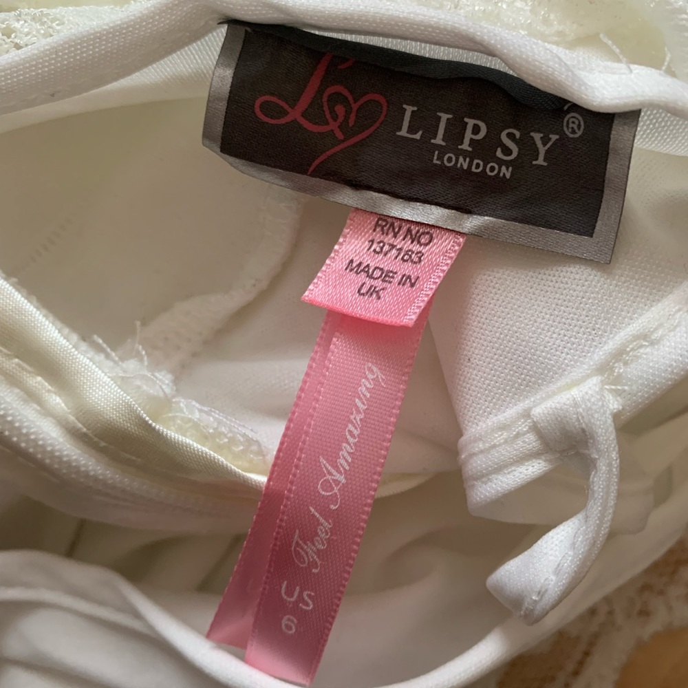 Lipsy Bodycon Mini Dress Sz 6 - Picture 4 of 7
